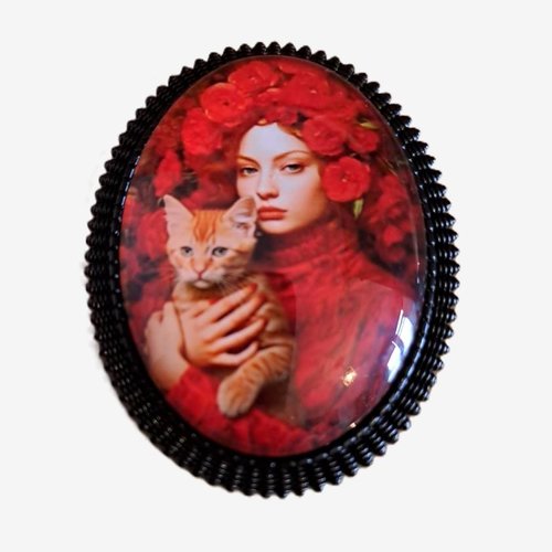 Broche romantique