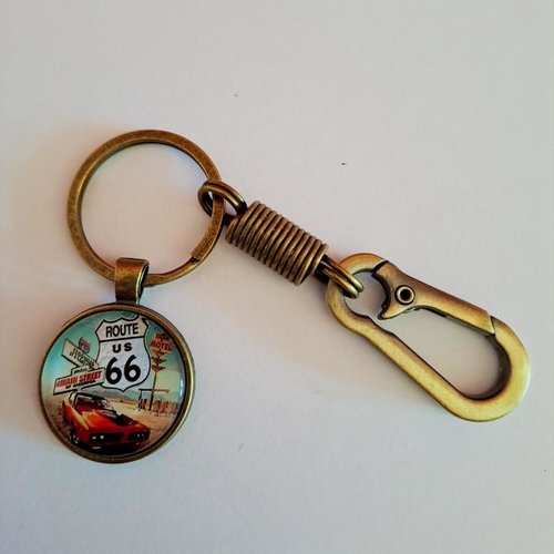 Porte clefs route 66