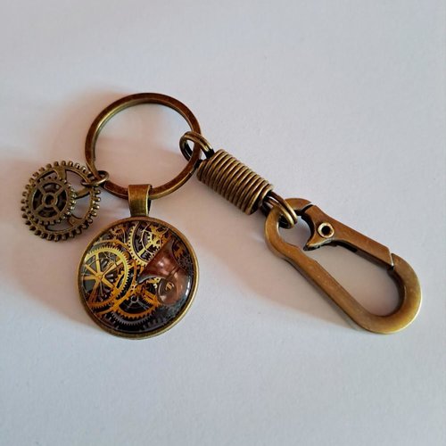 Porte clefs rouages