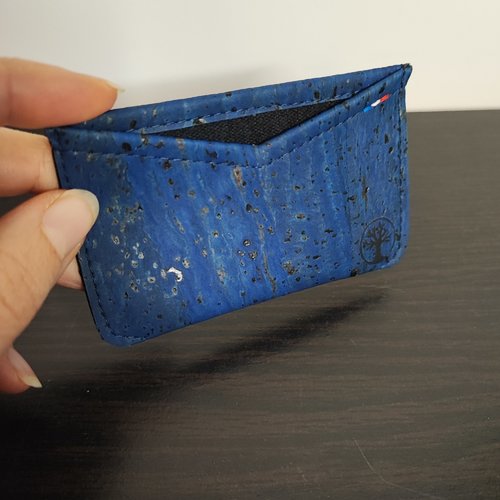 Porte-carte spiree en liège de luxe (cuir de liège/vegan) (pièce unique)