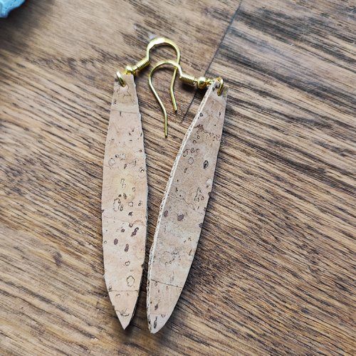 Boucles d'oreilles nerium nude elégant