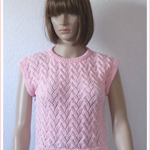 Débardeur coton "jacinthe"