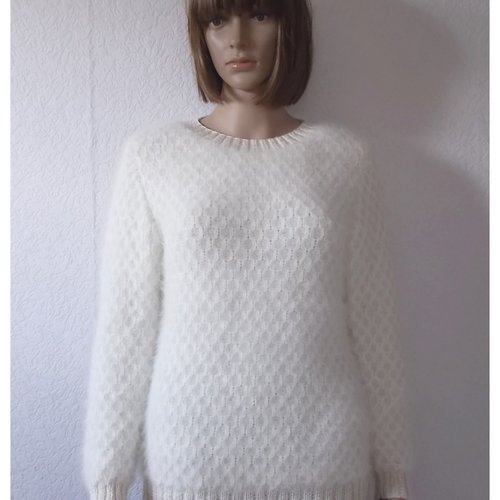 Pull angora & soie "queen"