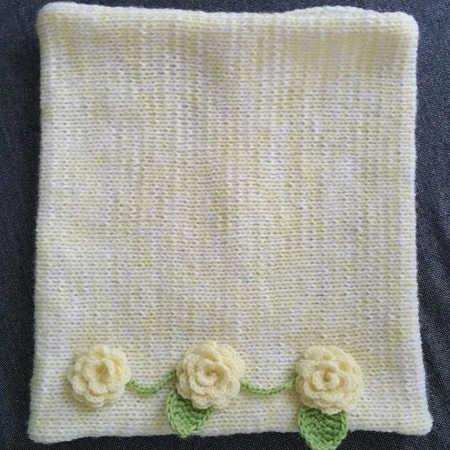 Snood bouton d'or