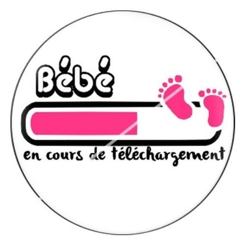 Cabochon résine à coller 25 mm  en cours de téléchargement fille