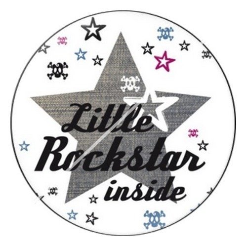 Cabochon résine à coller 25 mm  bébé star