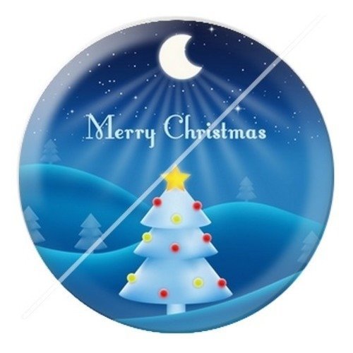 Cabochon résine à coller 25 mm aa christmas