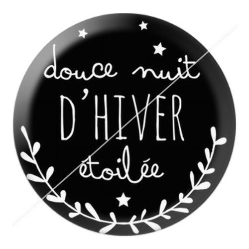 Cabochon résine à coller 25 mm aa noël et fêtes b3