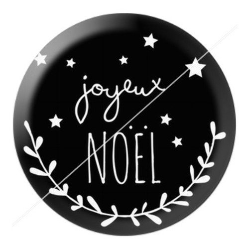 Cabochon résine à coller 25 mm aa noël et fêtes b7