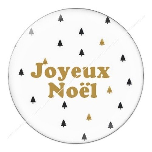 Cabochon résine à coller 25 mm aa noël et fêtes b57