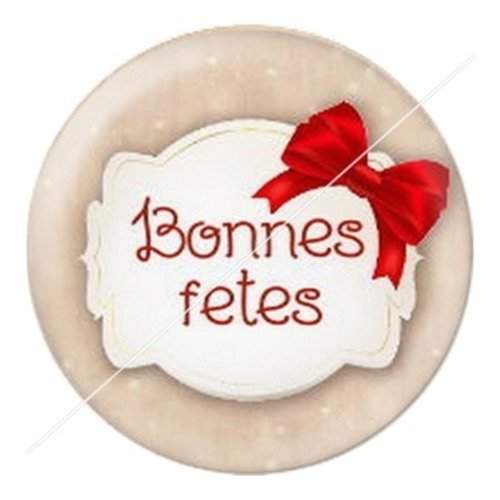 Cabochon résine à coller 25 mm aa noël et fêtes c1