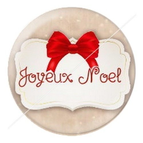 Cabochon résine à coller 25 mm aa noël et fêtes c15