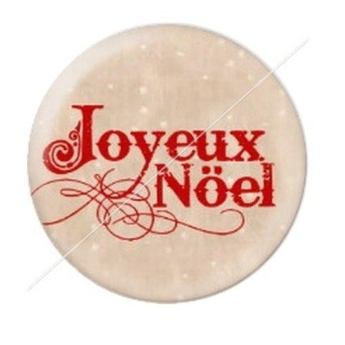 Cabochon résine à coller 25 mm aa noël et fêtes c26