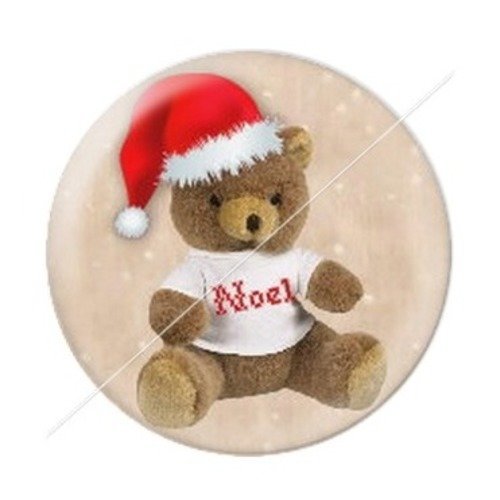 Cabochon résine à coller 25 mm aa noël et fêtes c29