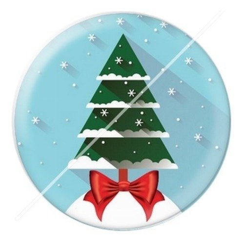 Cabochon résine à coller 25 mm aa noël et fêtes d3