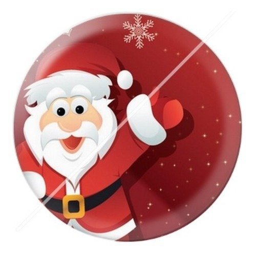 Cabochon résine à coller 25 mm aa noël et fêtes d4