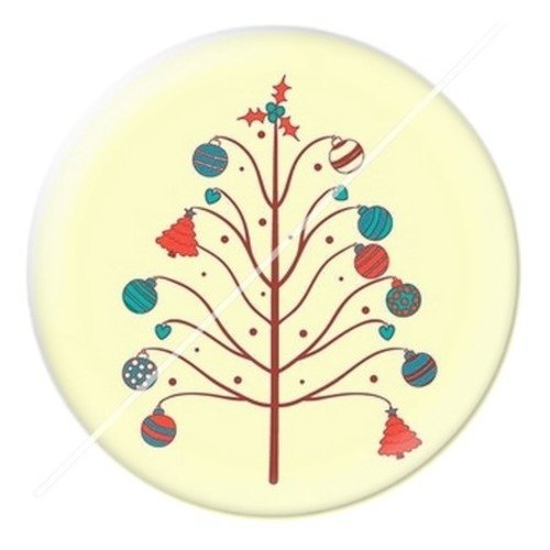 Cabochon résine à coller 25 mm aa noël et fêtes d6