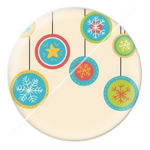 Cabochon résine à coller 25 mm aa noël et fêtes d11