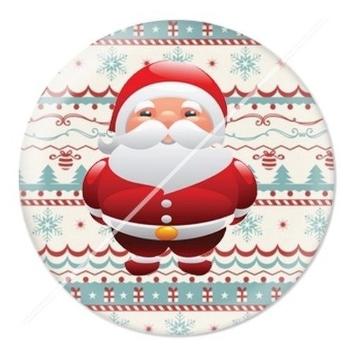 Cabochon résine à coller 25 mm aa noël et fêtes e1