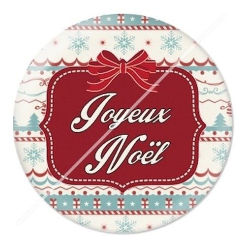 Cabochon résine à coller 25 mm aa noël et fêtes e2