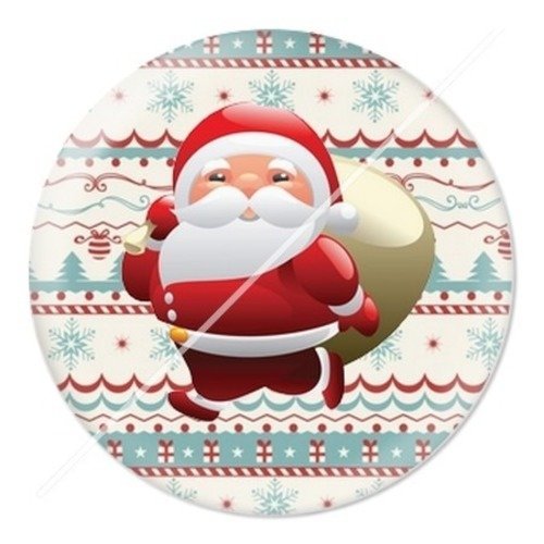 Cabochon résine à coller 25 mm aa noël et fêtes e4