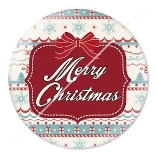 Cabochon résine à coller 25 mm aa noël et fêtes e5