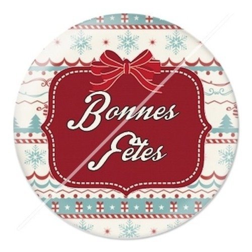 Cabochon résine à coller 25 mm aa noël et fêtes e8