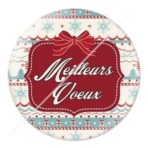 Cabochon résine à coller 25 mm aa noël et fêtes e11