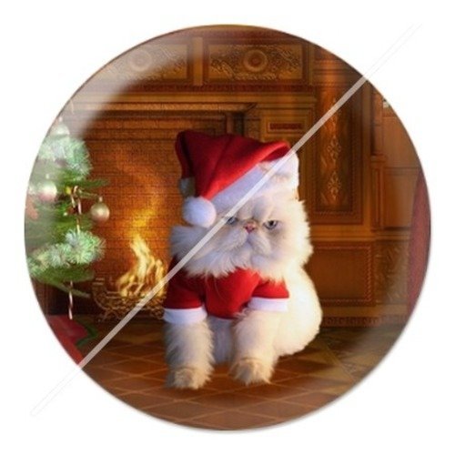 Cabochon résine à coller 25 mm aa noël et fêtes f1