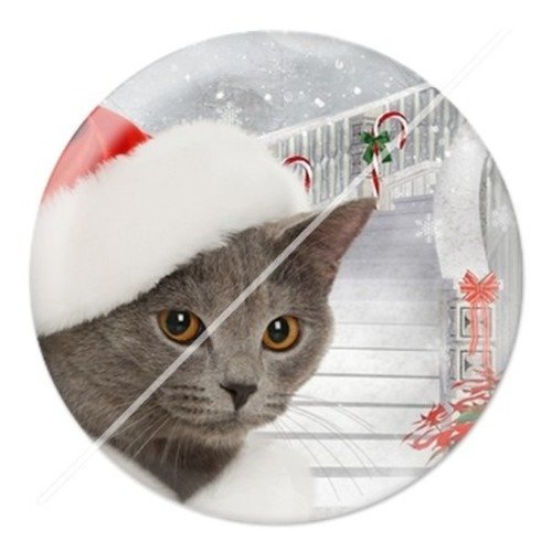 Cabochon résine à coller 25 mm aa noël et fêtes f3