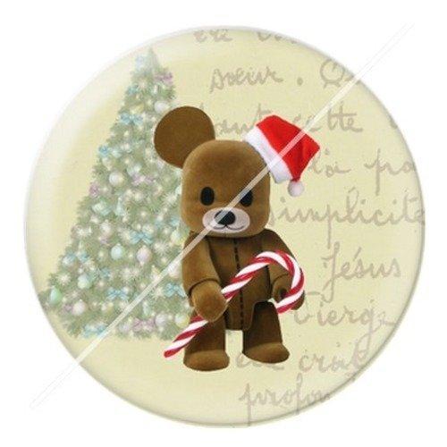 Cabochon résine à coller 25 mm aa noël et fêtes f10