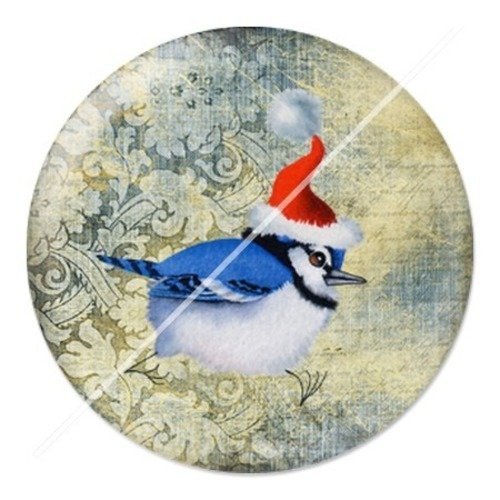Cabochon résine à coller 25 mm aa noël et fêtes f15