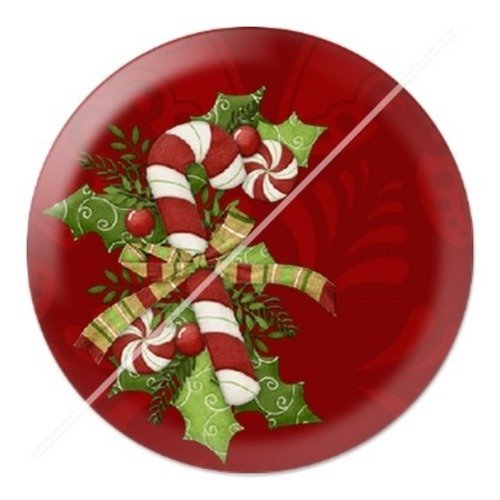 Cabochon résine à coller 25 mm aa noël et fêtes f14