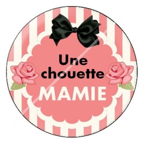 Cabochon résine à coller 25 mm mamie z l9