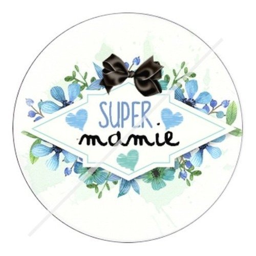 Cabochon résine à coller 25 mm mamie z n9