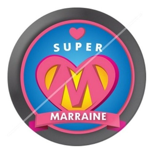 Cabochon résine à coller 25 mm marraine d1