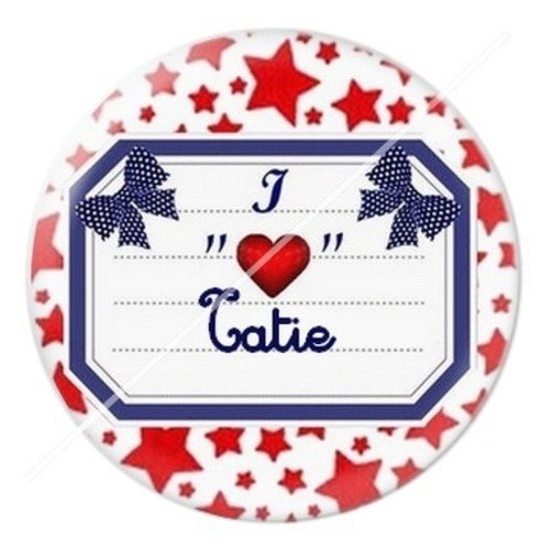 Cabochon résine à coller 25 mm tatie / tata e1