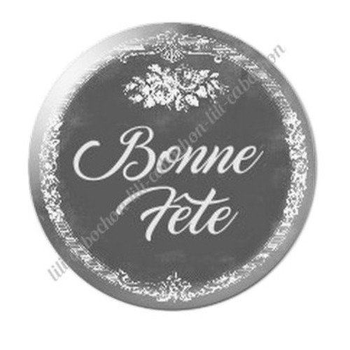 Cabochon résine à coller 25 mm maman c46