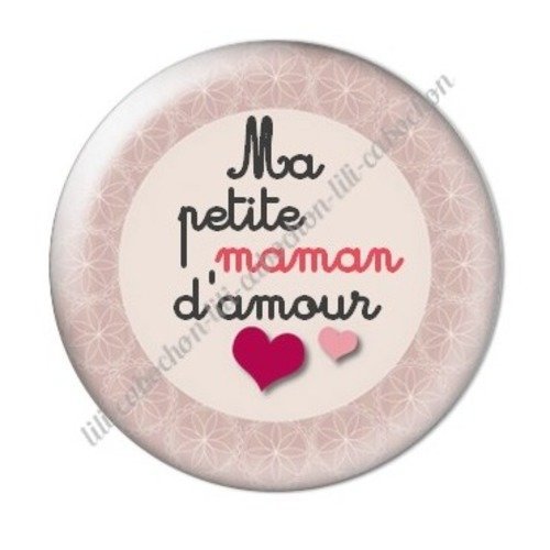 Cabochon résine à coller 25 mm maman g27