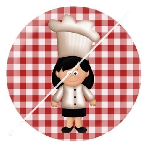 Cabochon résine à coller 25 mm maman i5