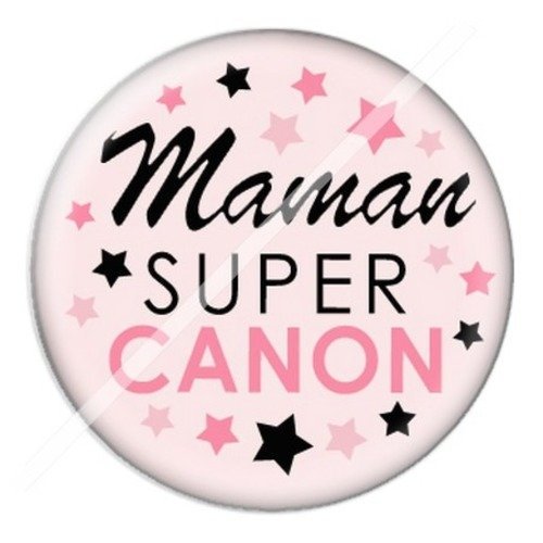 Cabochon résine à coller 25 mm maman o12
