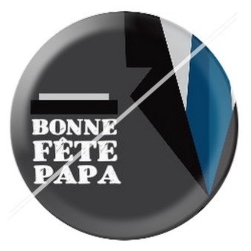 Cabochon résine à coller 25 mm  papa pa2