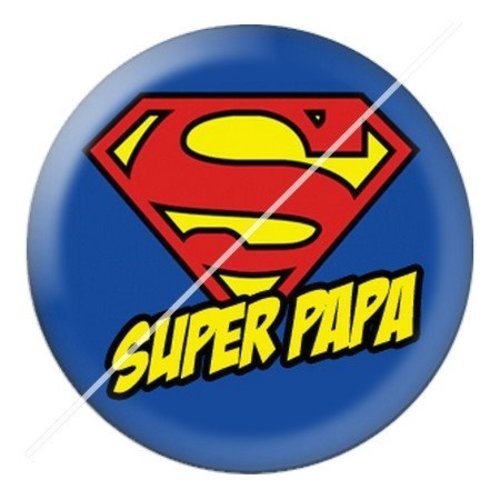 Cabochon résine à coller 25 mm  papa pb12