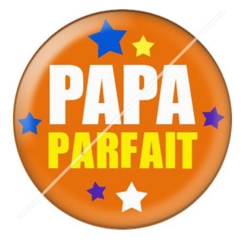 Cabochon résine à coller 25 mm  papa pg7