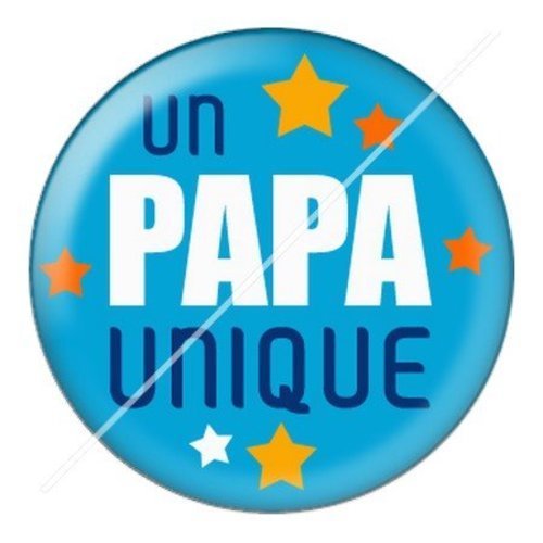 Cabochon résine à coller 25 mm  papa pg11