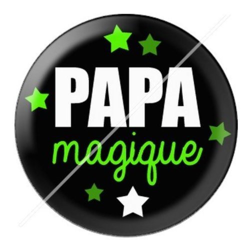 Cabochon résine à coller 25 mm  papa pg12