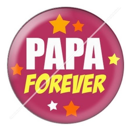 Cabochon résine à coller 25 mm  papa pg14