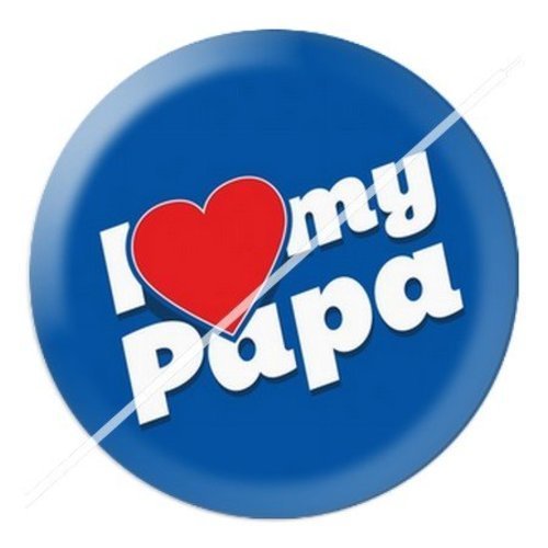 Cabochon résine à coller 25 mm  papa ph14