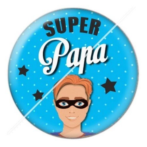 Cabochon résine à coller 25 mm  papa spa7