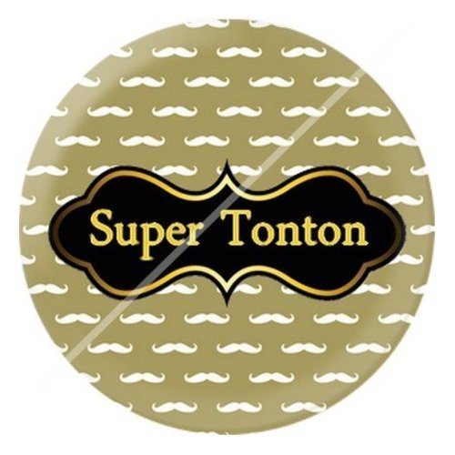 Cabochon résine à coller 25 mm tonton 7